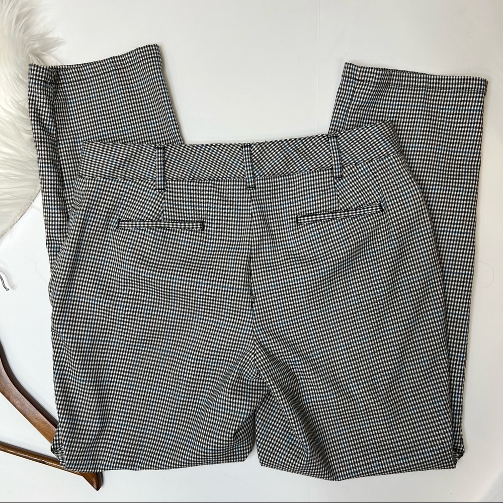 Talbots | Curvy Houndstooth Pattern Trouser Pant - image 3